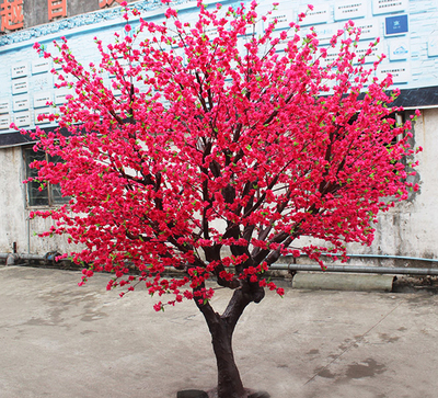仿真桃花树